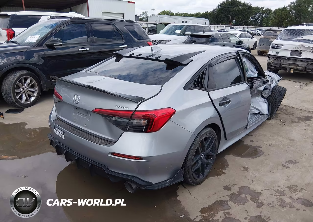 2022 Honda Civic Sport VIN:2HGFE2F5XNH595647 - 4