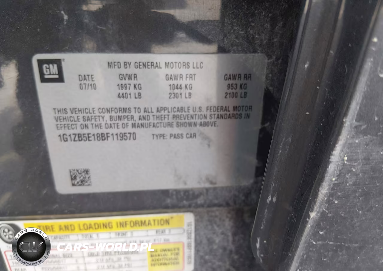2011 Chevrolet Malibu Ls VIN:1G1ZB5E18BF119570 - 9