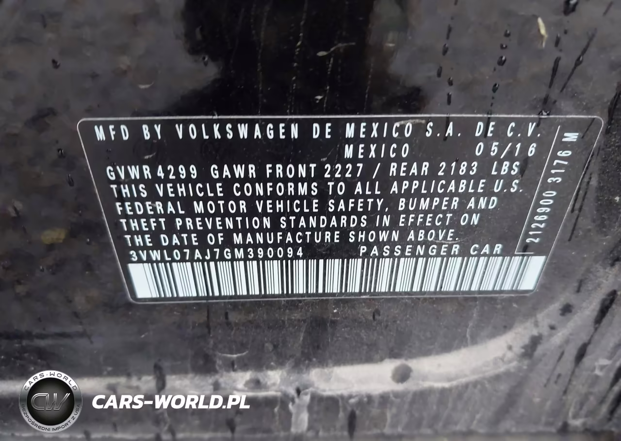 2016 Volkswagen Jetta 1.8T Sel VIN:3VWL07AJ7GM390094 - 9