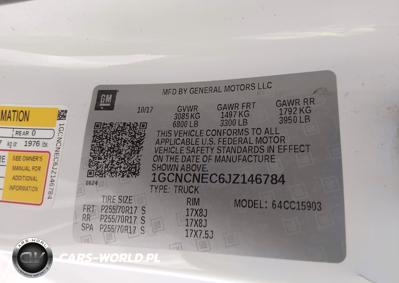 2018 Chevrolet Silverado 1500 Wt VIN:1GCNCNEC6JZ146784 - 9