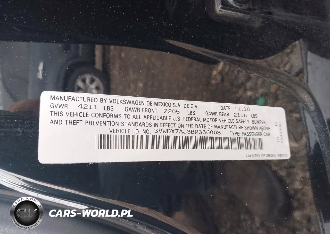 2011 Volkswagen Jetta 2.5L Se VIN:3VWDX7AJ3BM336008 - 9