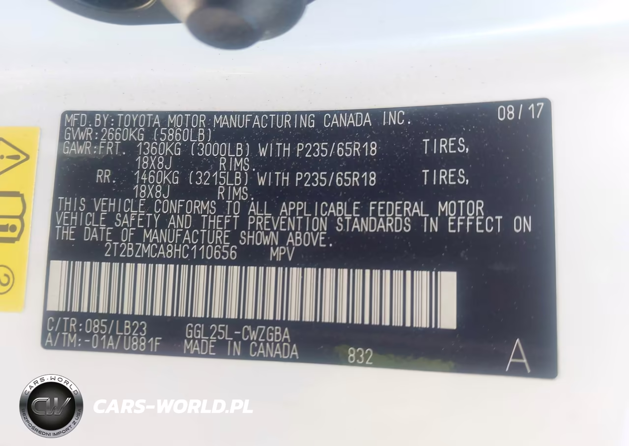 2017 Lexus Rx 350 F Sport VIN:2T2BZMCA8HC110656 - 9