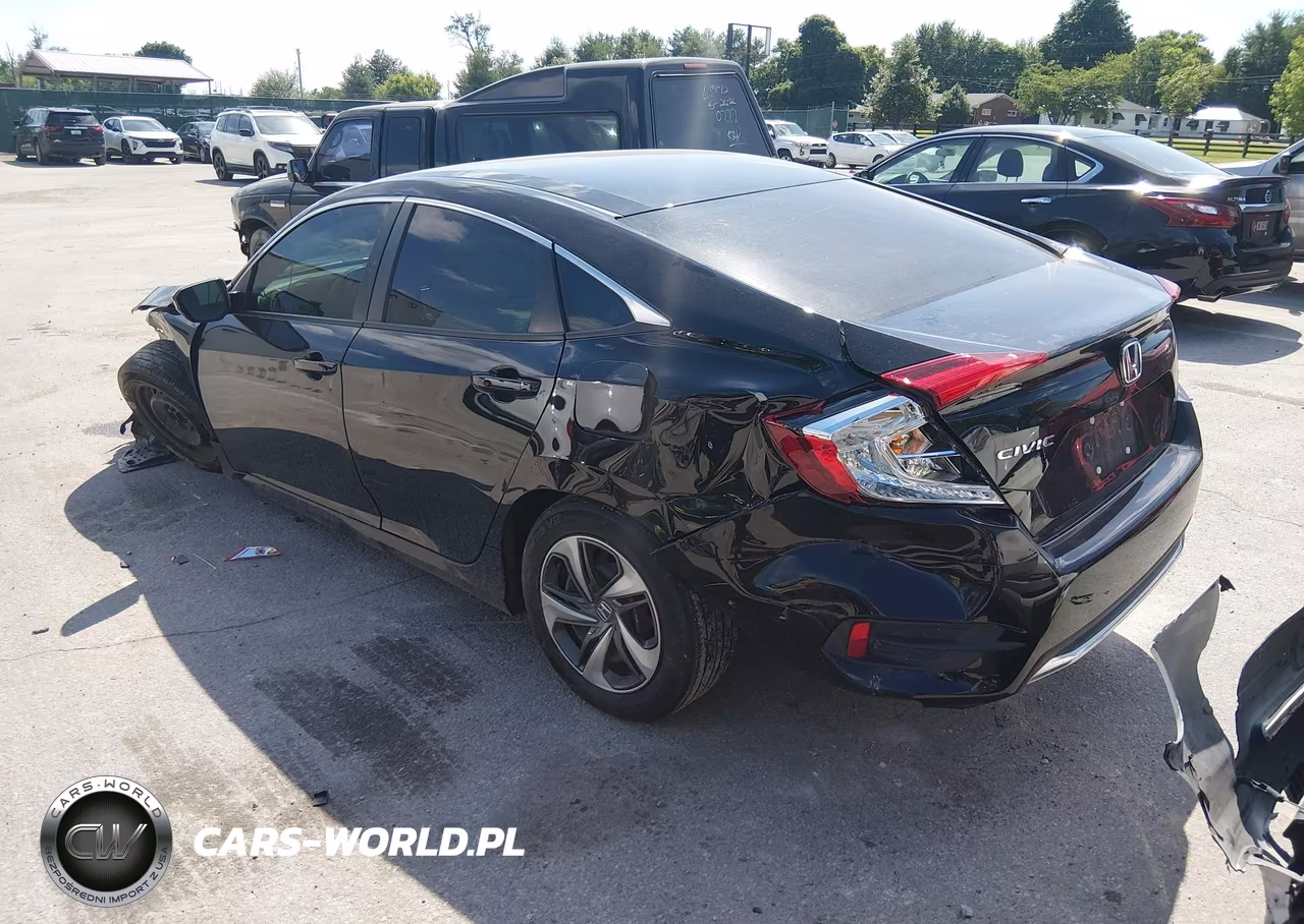 2020 Honda Civic Lx VIN:19XFC2F69LE029517 - 3