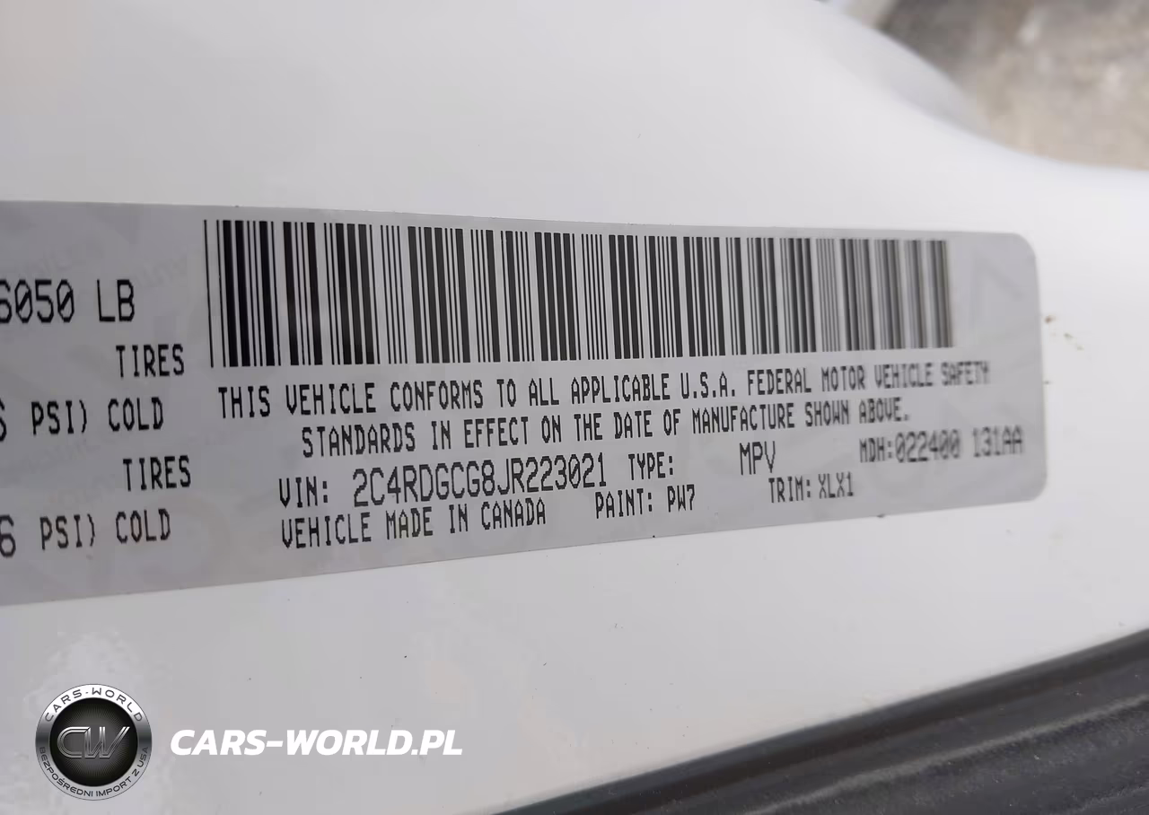 2018 Dodge Grand Caravan Sxt VIN:2C4RDGCG8JR223021 - 9