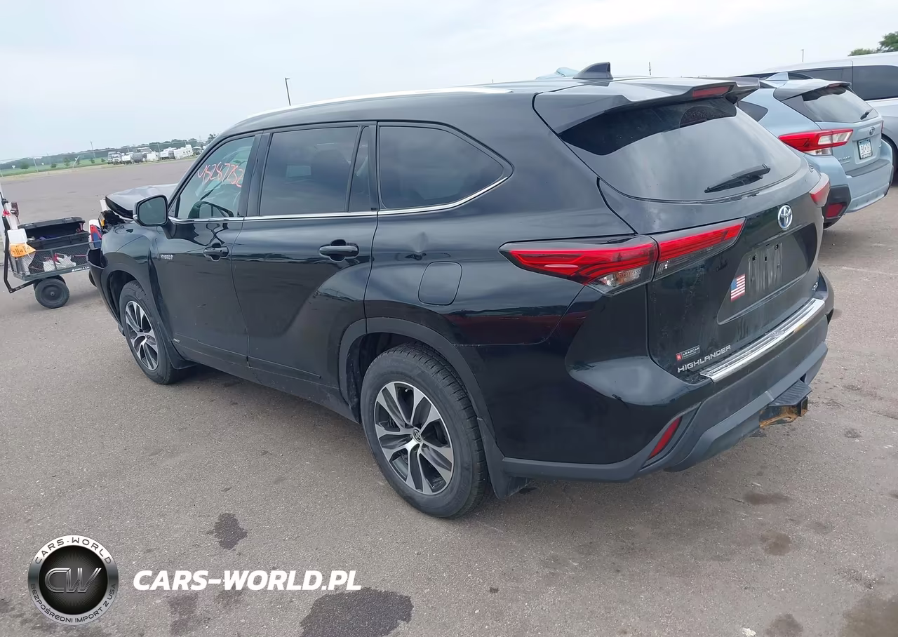 2020 Toyota Highlander Hybrid Xle VIN:5TDHBRCH3LS507981 - 3
