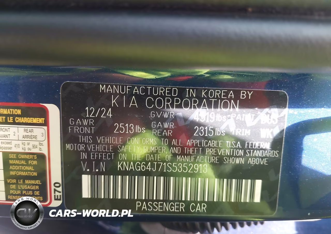 2025 Kia K5 Gt-Line VIN:KNAG64J71S5352913 - 9