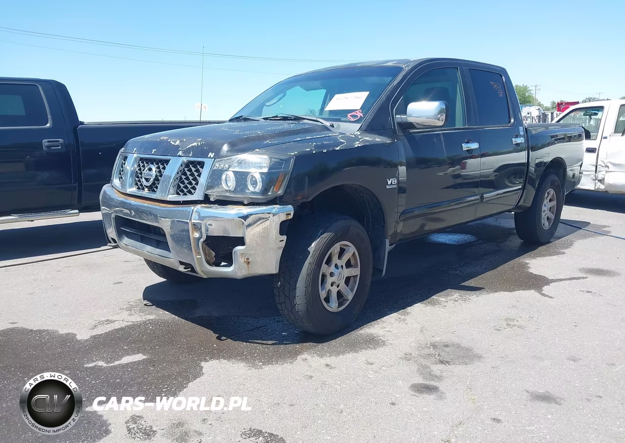 2004 Nissan Titan Le VIN:1N6AA07BX4N583837 - 2