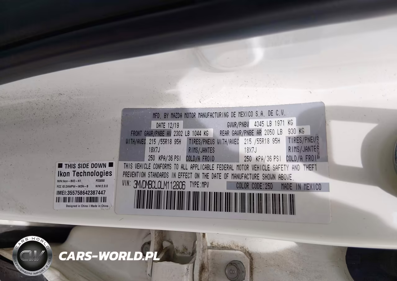 2020 Mazda Cx-30 Select Package VIN:3MVDMBCL0LM112806 - 9