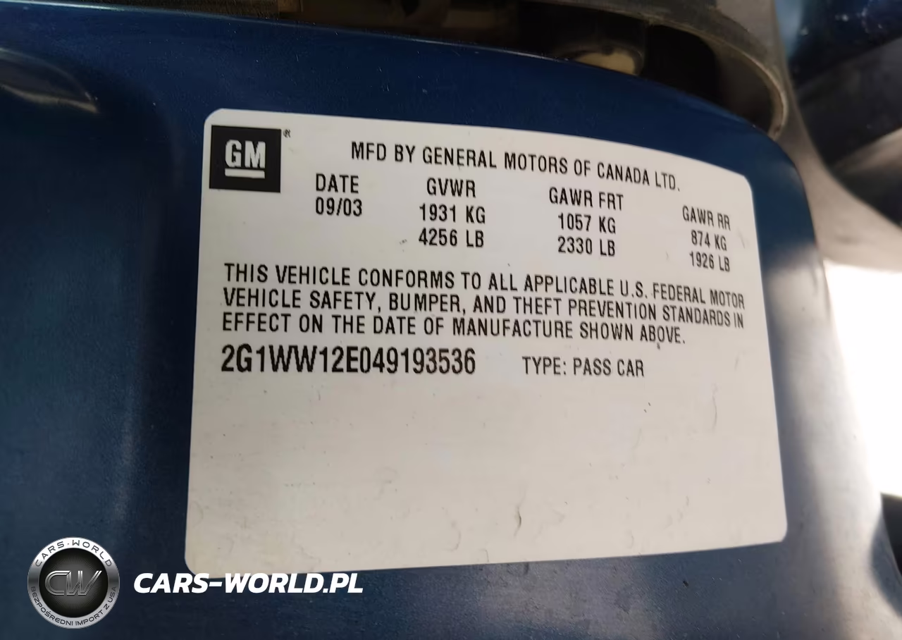 2004 Chevrolet Monte Carlo Ls VIN:2G1WW12E049193536 - 9