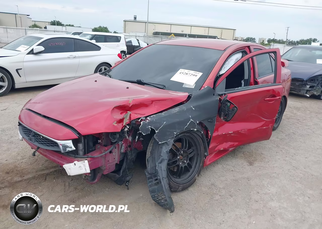 2017 Mitsubishi Lancer Es VIN:JA32U2FU4HU002503 - 2