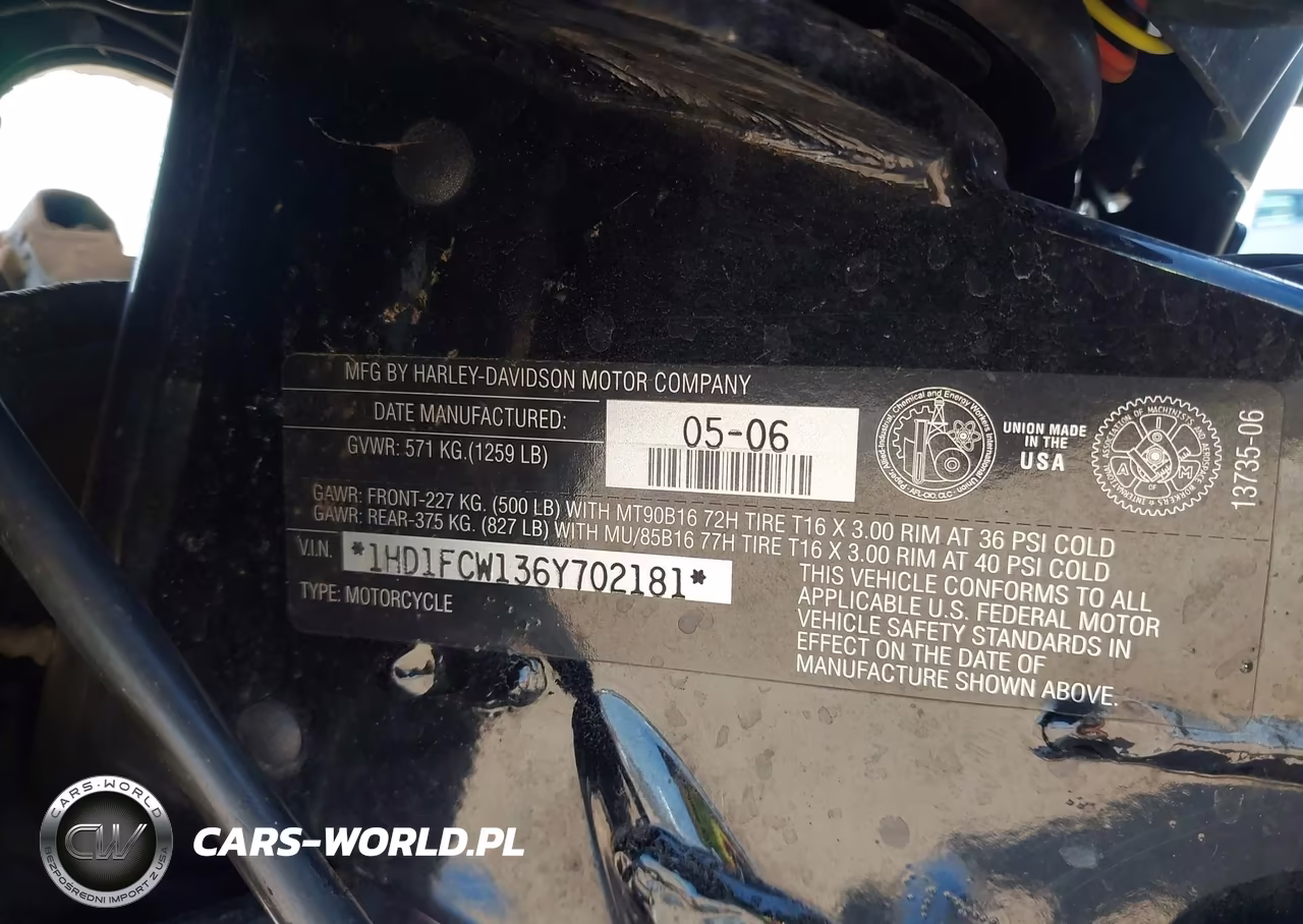 2006 Harley-Davidson Flhtcui VIN:1HD1FCW136Y702181 - 10