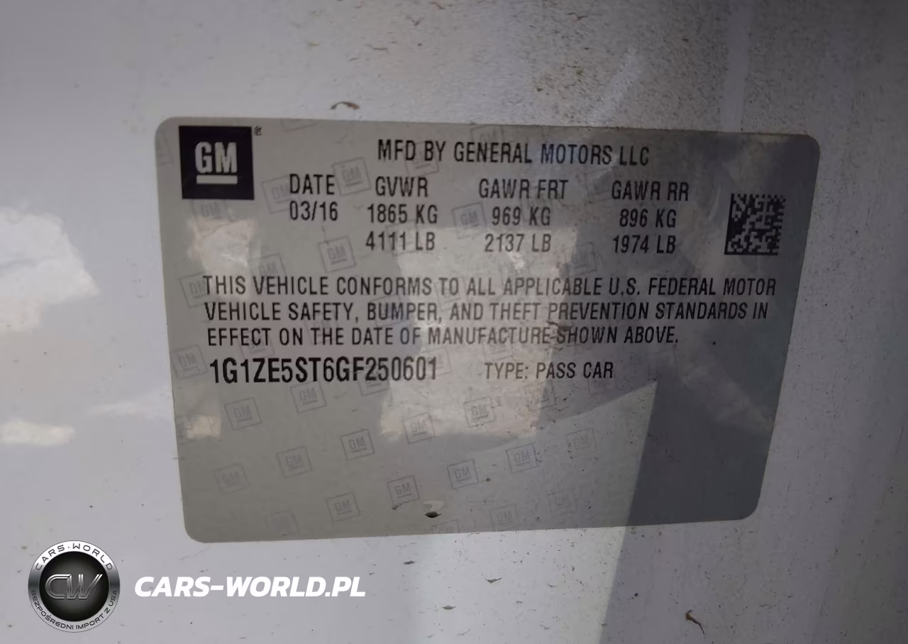 2016 Chevrolet Malibu 1Lt VIN:1G1ZE5ST6GF250601 - 9