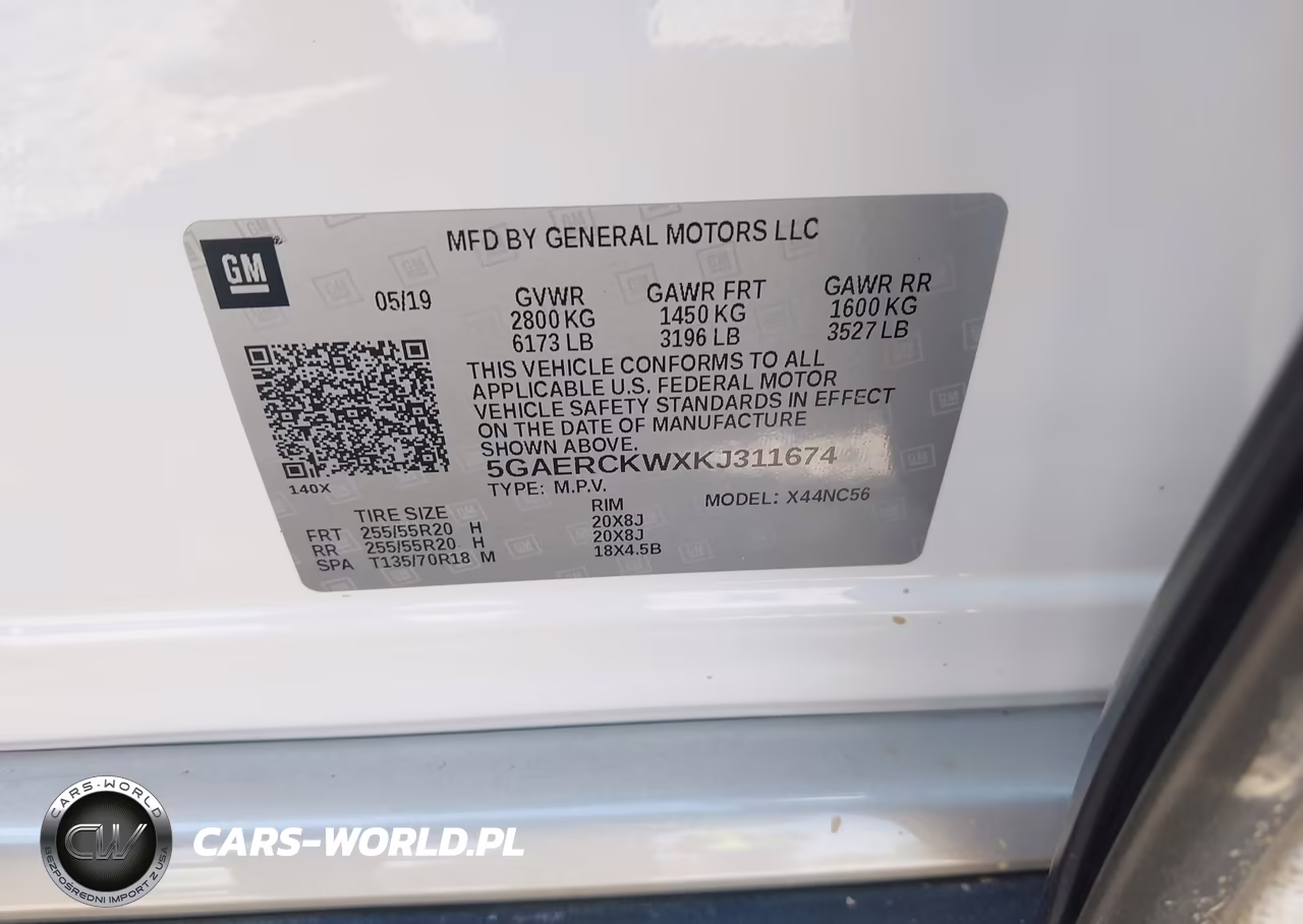 2019 Buick Enclave Fwd Premium VIN:5GAERCKWXKJ311674 - 9
