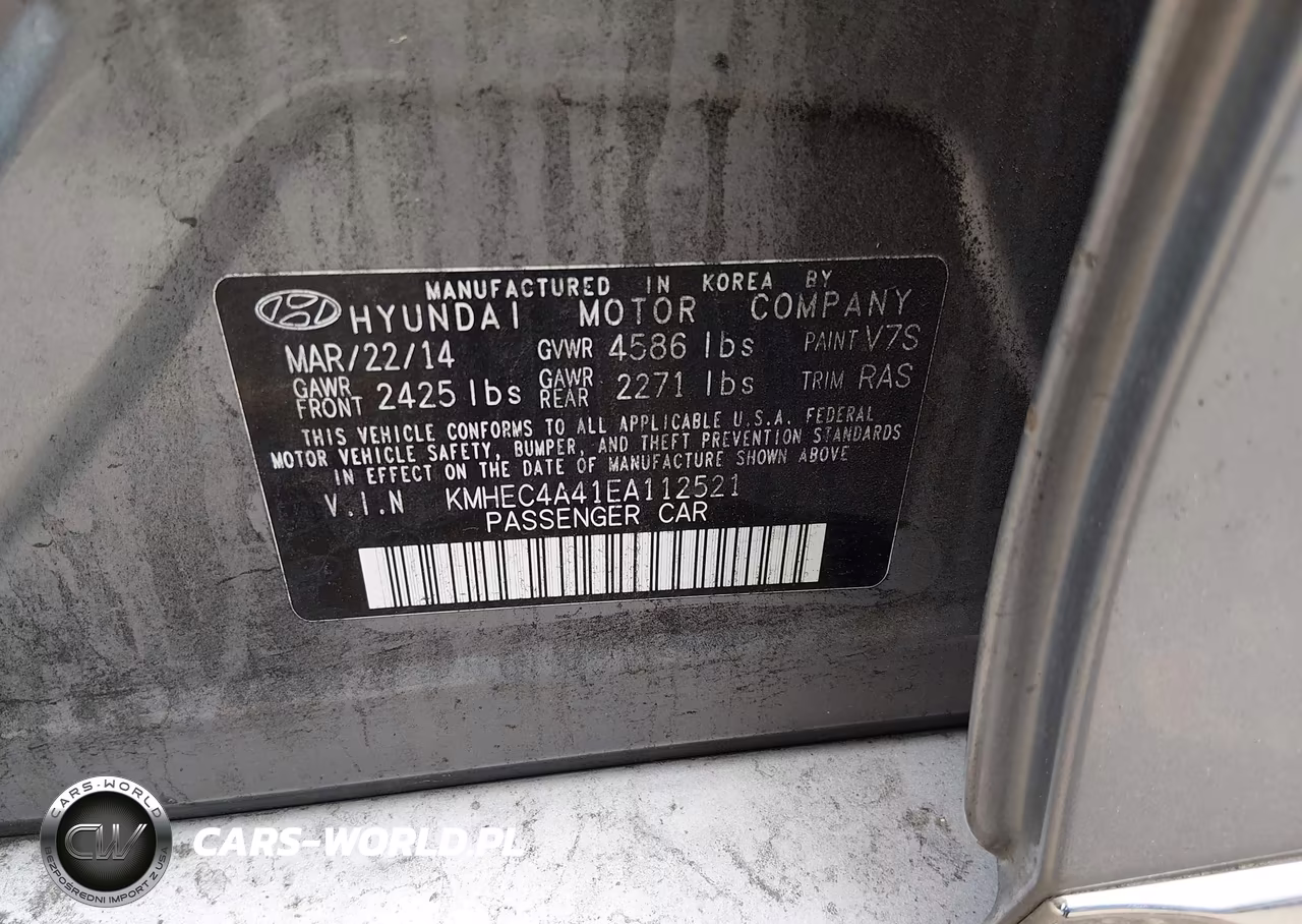2014 Hyundai Sonata Hybrid Limited VIN:KMHEC4A41EA112521 - 9