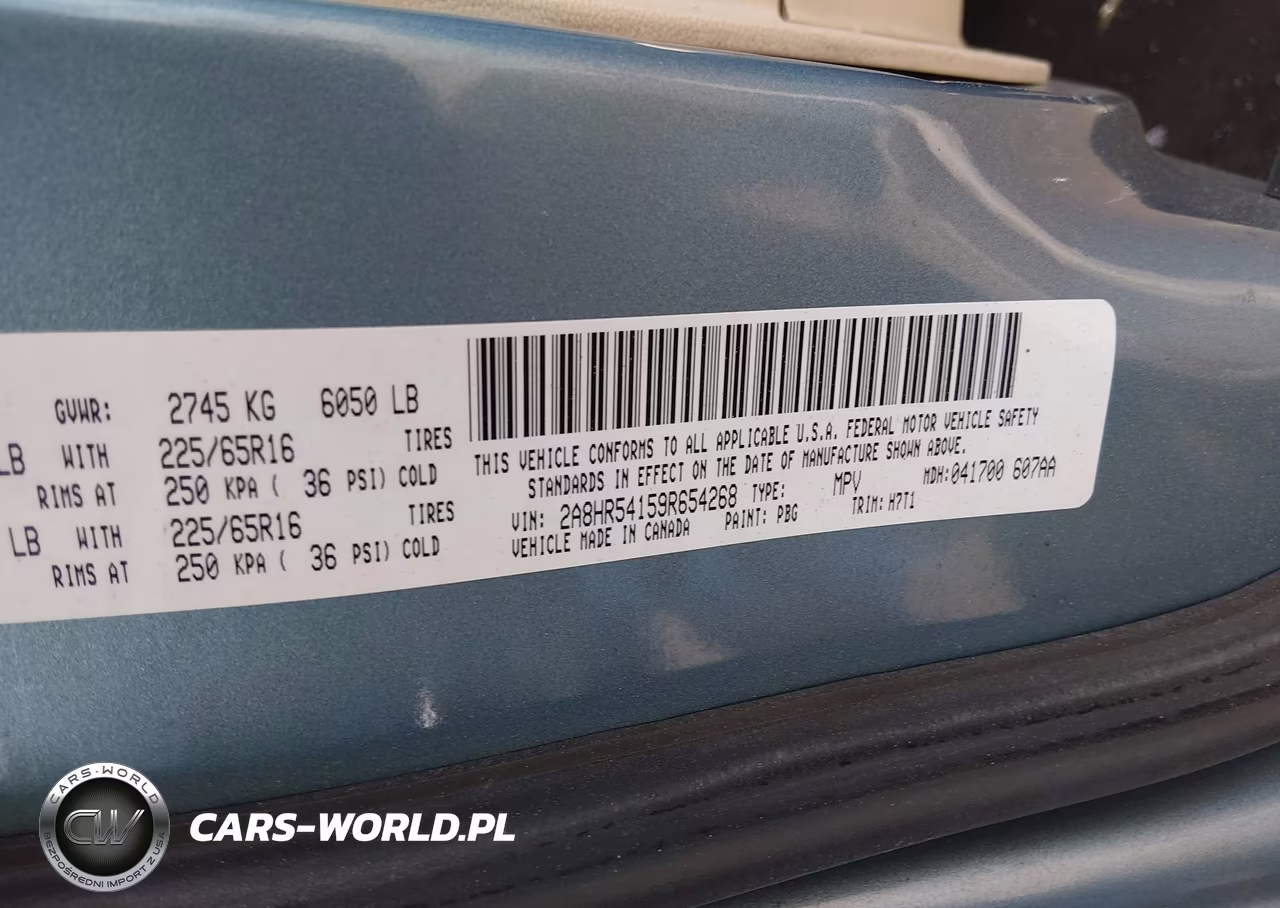 2009 Chrysler Town & Country Touring VIN:2A8HR54159R654268 - 9