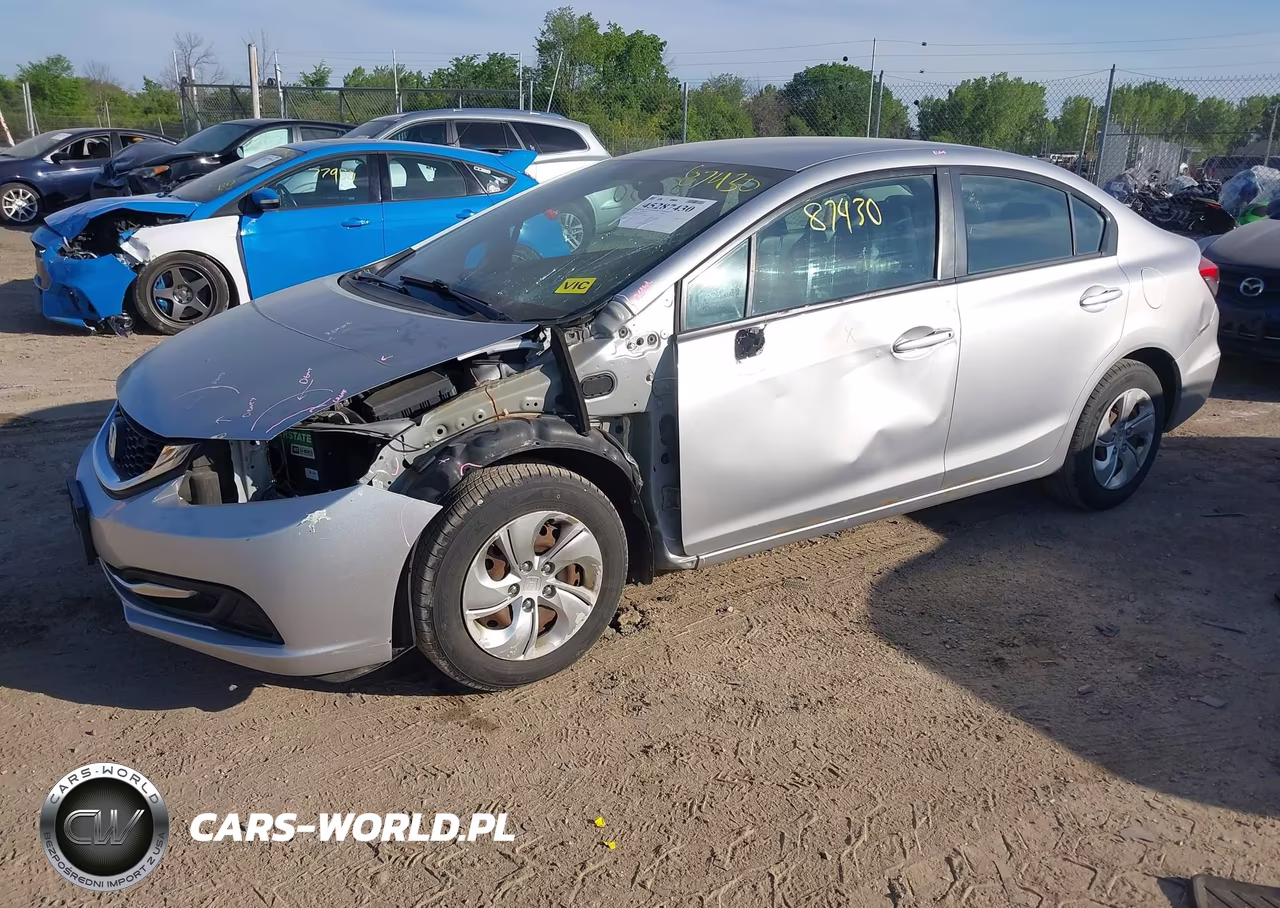 2015 Honda Civic Lx VIN:19XFB2F52FE090402 - 2