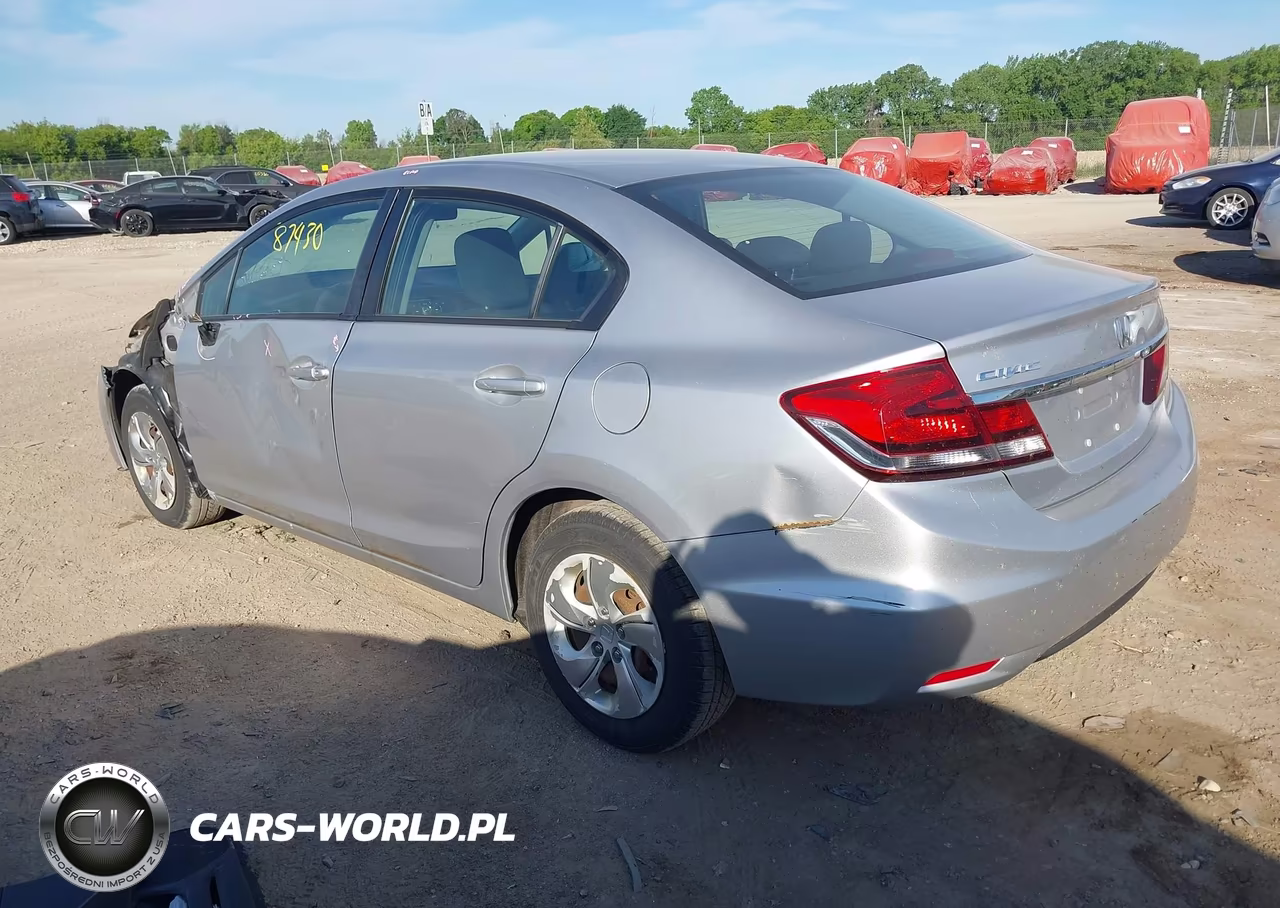 2015 Honda Civic Lx VIN:19XFB2F52FE090402 - 3