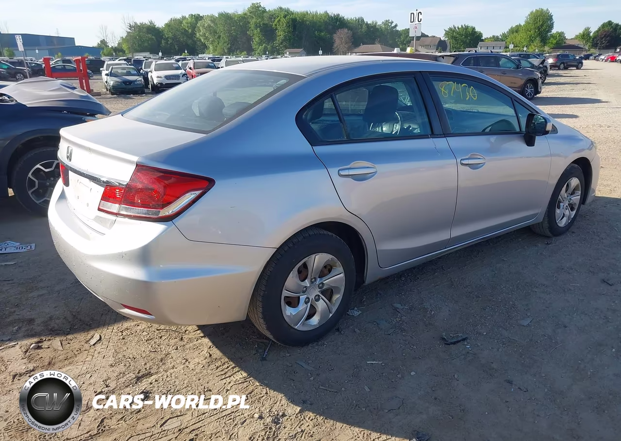 2015 Honda Civic Lx VIN:19XFB2F52FE090402 - 4