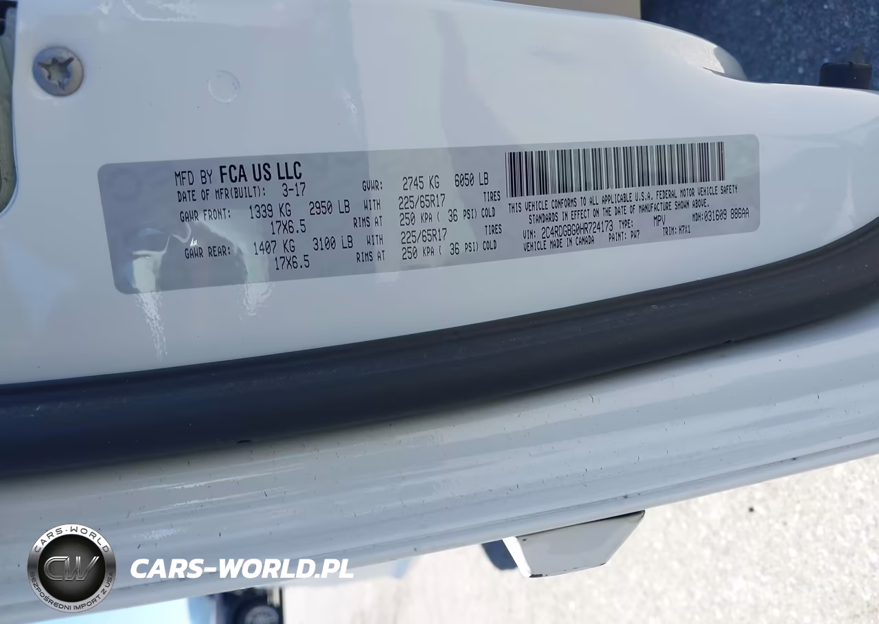 2017 Dodge Grand Caravan Se VIN:2C4RDGBG0HR724173 - 9