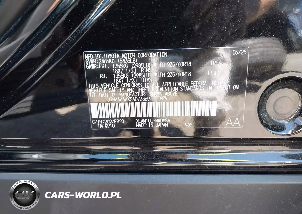 2025 Toyota Bz4X Xle VIN:JTMAAAAAXSA073369 - 9