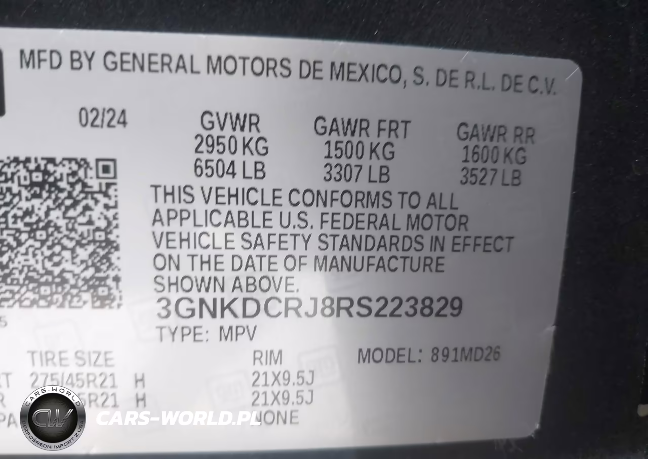 2024 Chevrolet Blazer Ev Eawd Rs VIN:3GNKDCRJ8RS223829 - 9