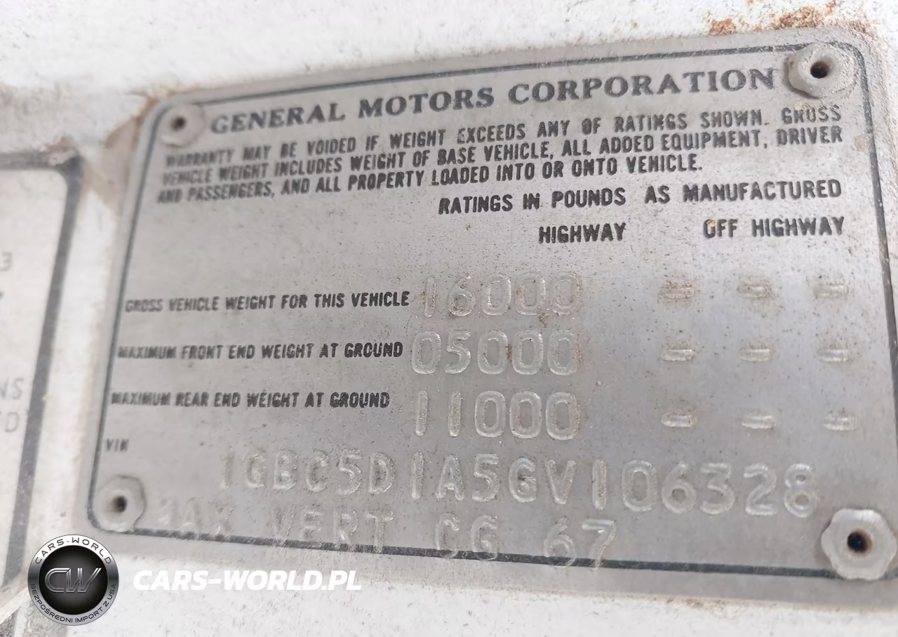 1986 Chevrolet C5000 C5D042 VIN:1GBC5D1A5GV106328 - 8