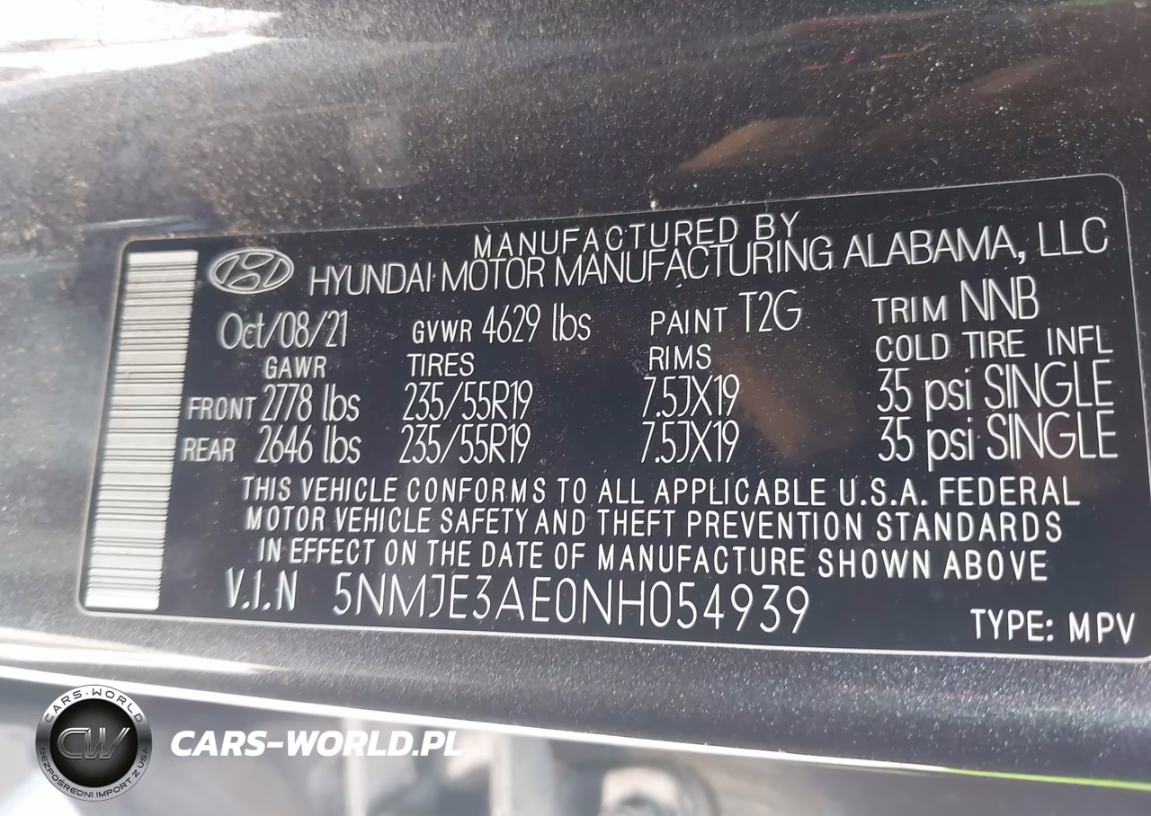 2022 Hyundai Tucson Limited VIN:5NMJE3AE0NH054939 - 9