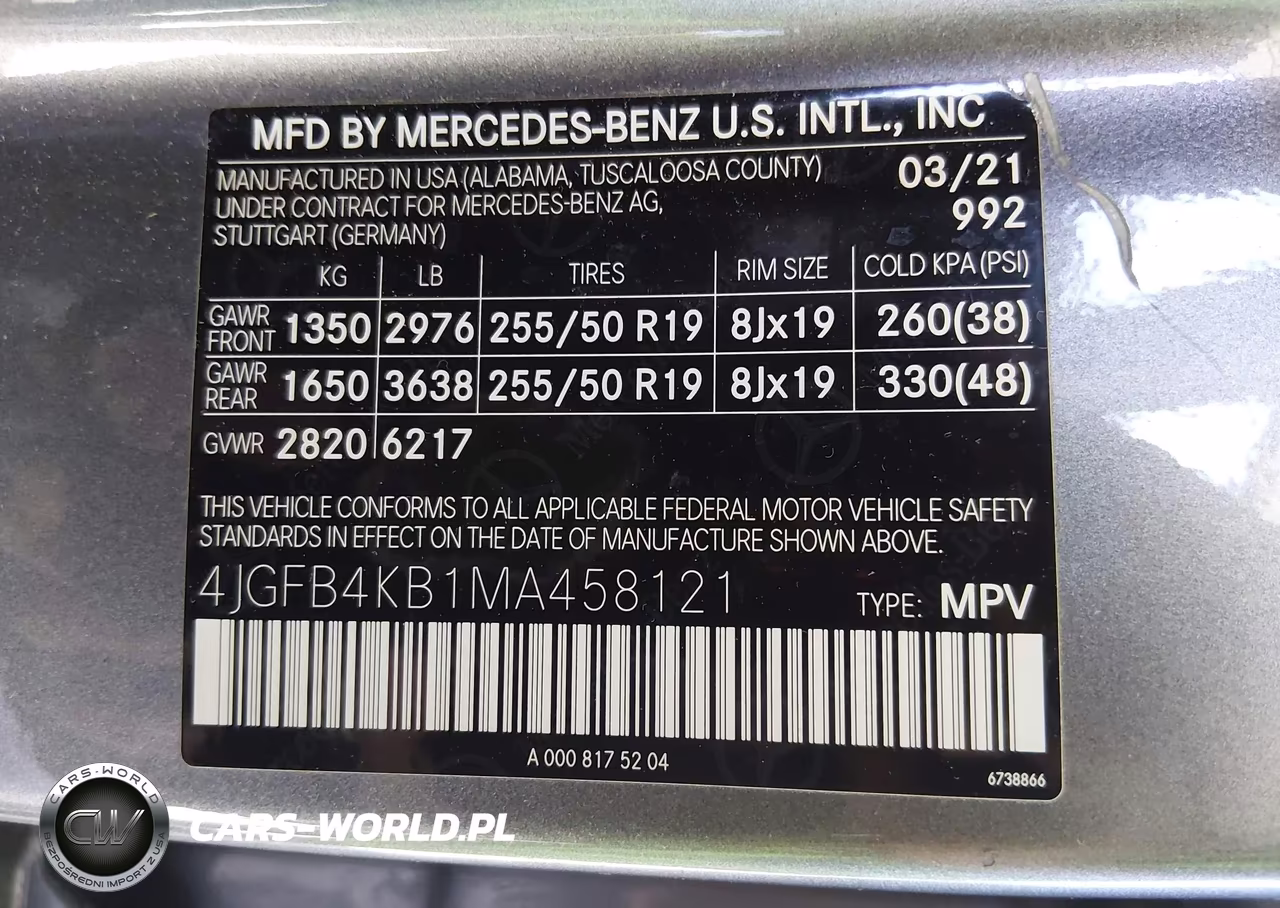 2021 Mercedes-Benz Gle 350 4Matic VIN:4JGFB4KB1MA458121 - 9