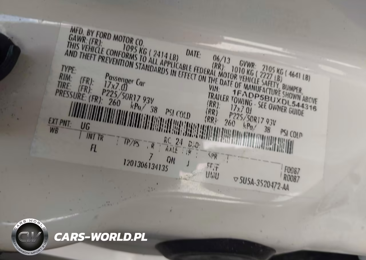 2013 Ford C-Max Hybrid Sel VIN:1FADP5BUXDL544316 - 9