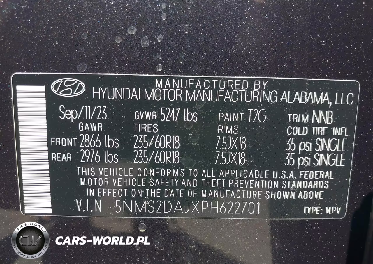 2023 Hyundai Santa Fe Sel VIN:5NMS2DAJXPH622701 - 9