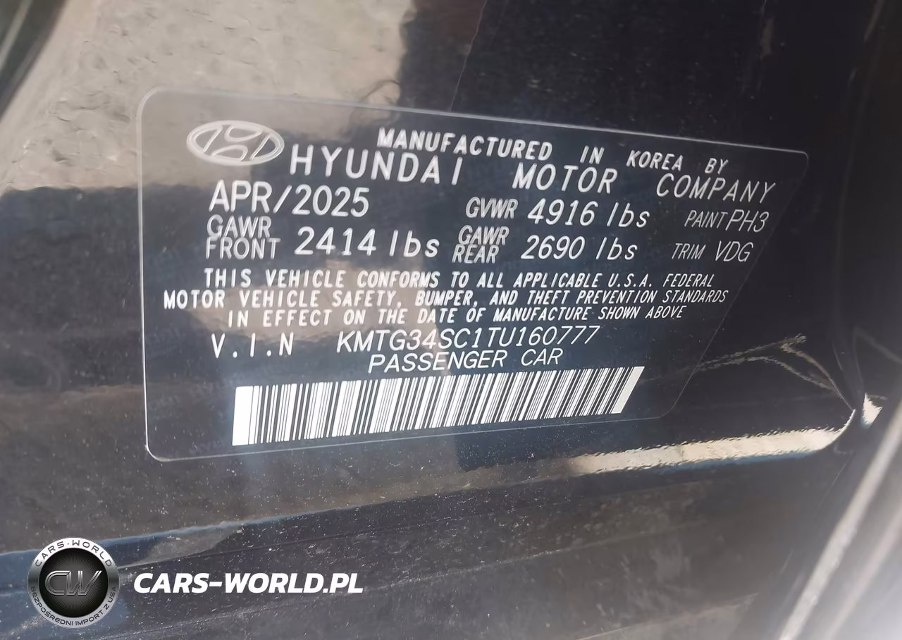 2026 Genesis G70 2.5T Awd Prestige VIN:KMTG34SC1TU160777 - 9