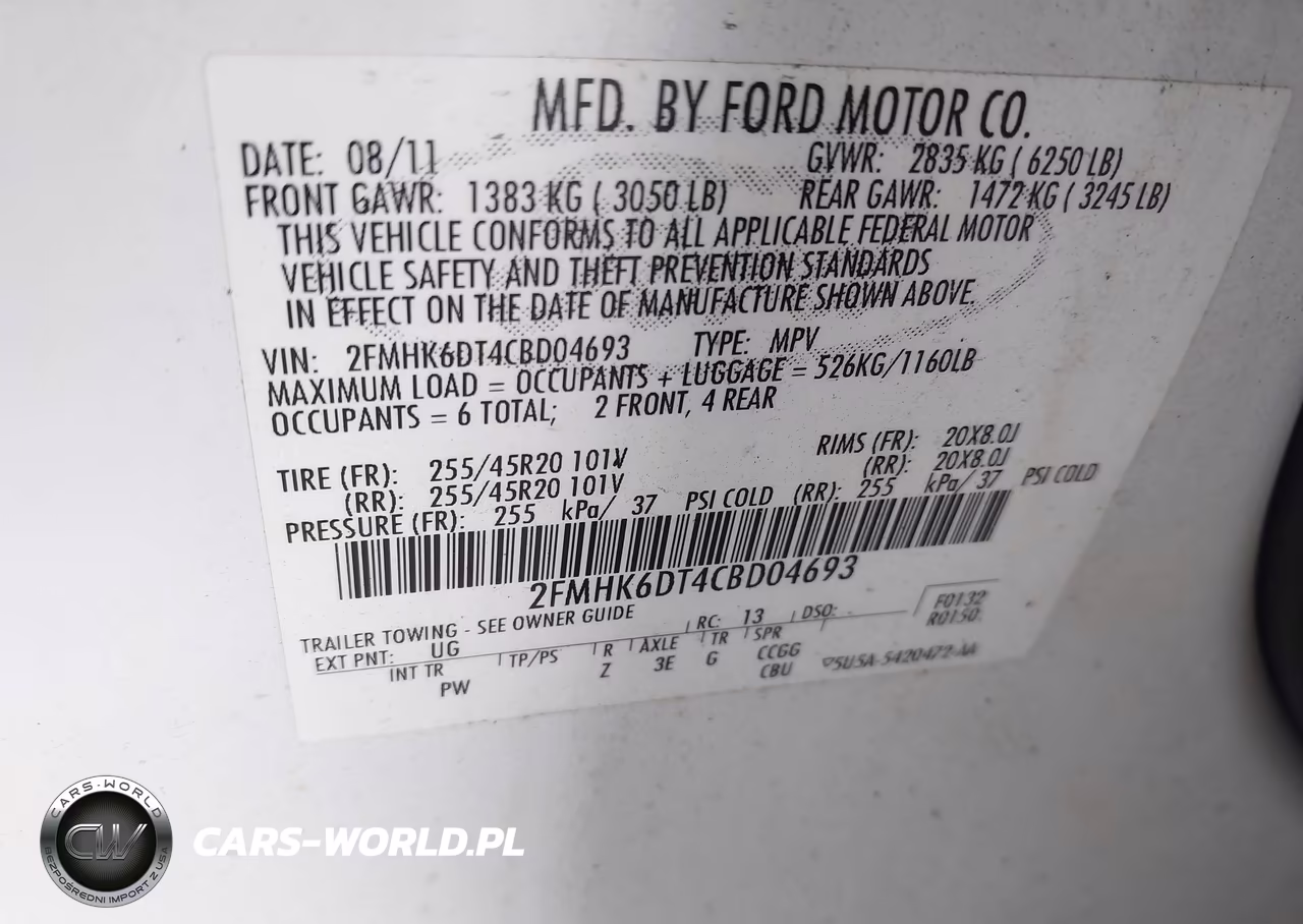 2012 Ford Flex Limited VIN:2FMHK6DT4CBD04693 - 9