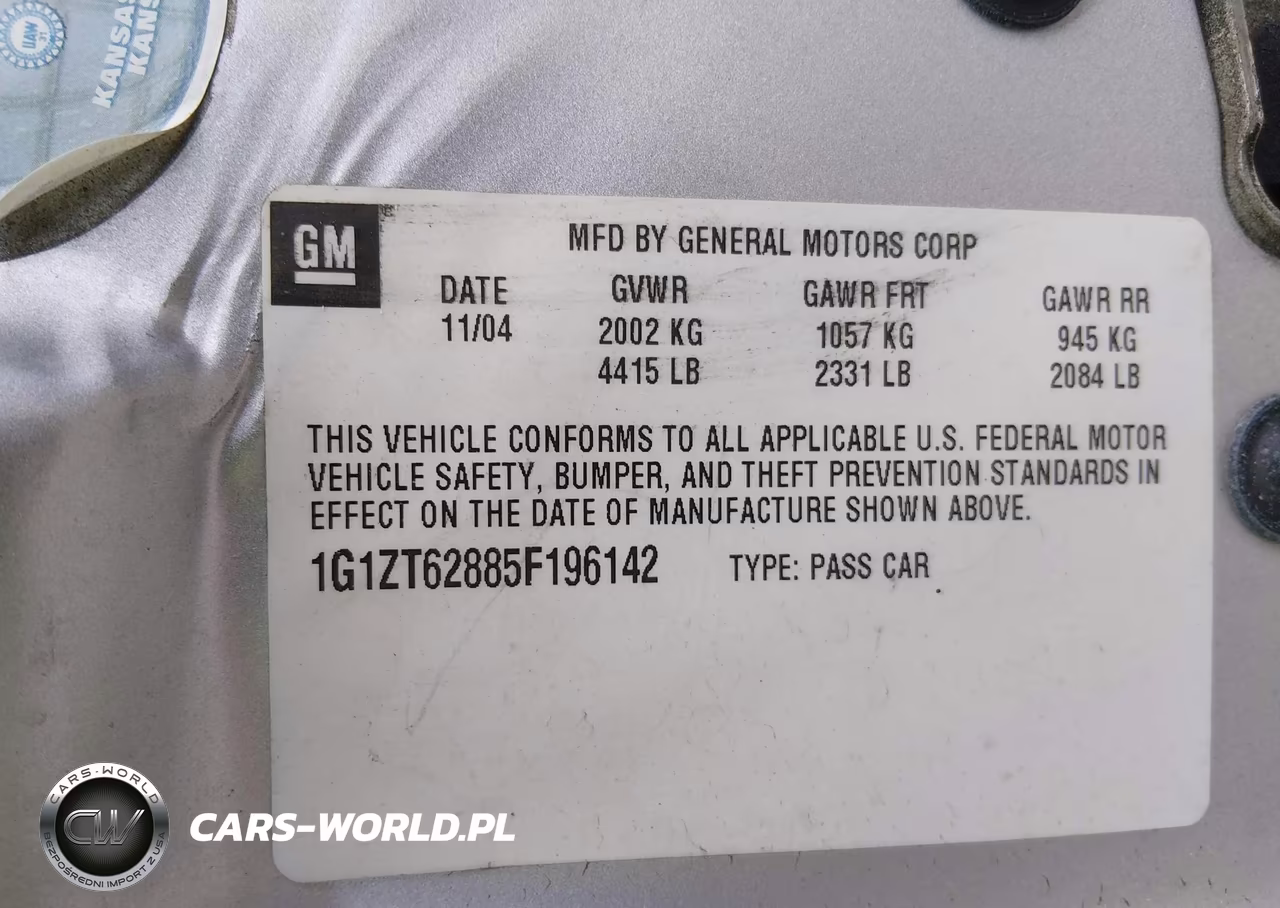 2005 Chevrolet Malibu Maxx Ls VIN:1G1ZT62885F196142 - 9