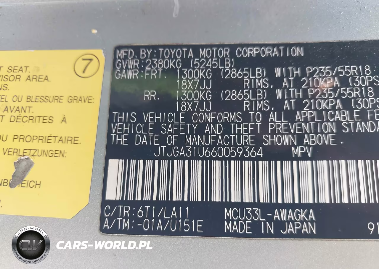 2006 Lexus Rx 330 VIN:JTJGA31U660059364 - 9