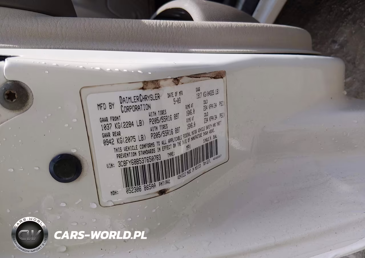 2003 Chrysler Pt Cruiser Limited VIN:3C8FY68B53T650783 - 9