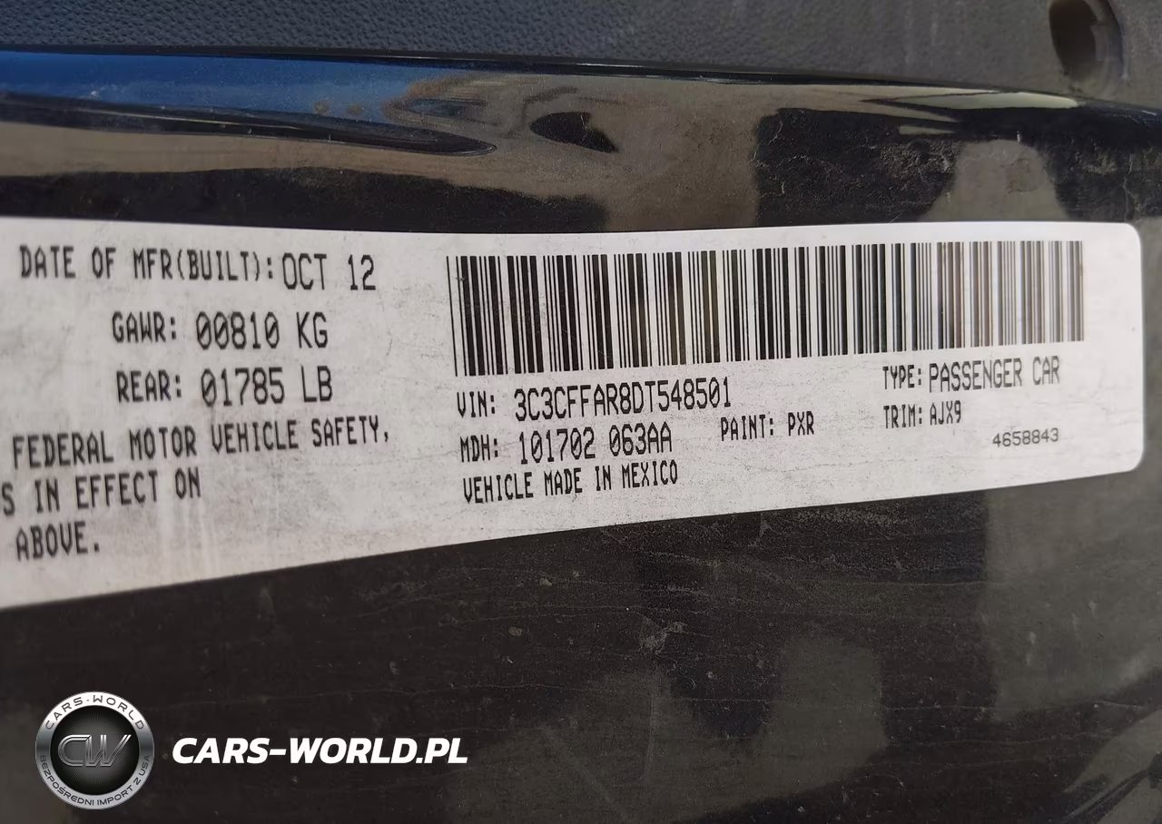 2013 Fiat 500 Pop VIN:3C3CFFAR8DT548501 - 9