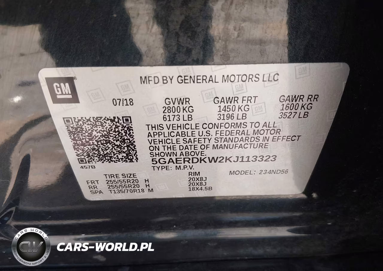 2019 Buick Enclave Fwd Avenir VIN:5GAERDKW2KJ113323 - 9