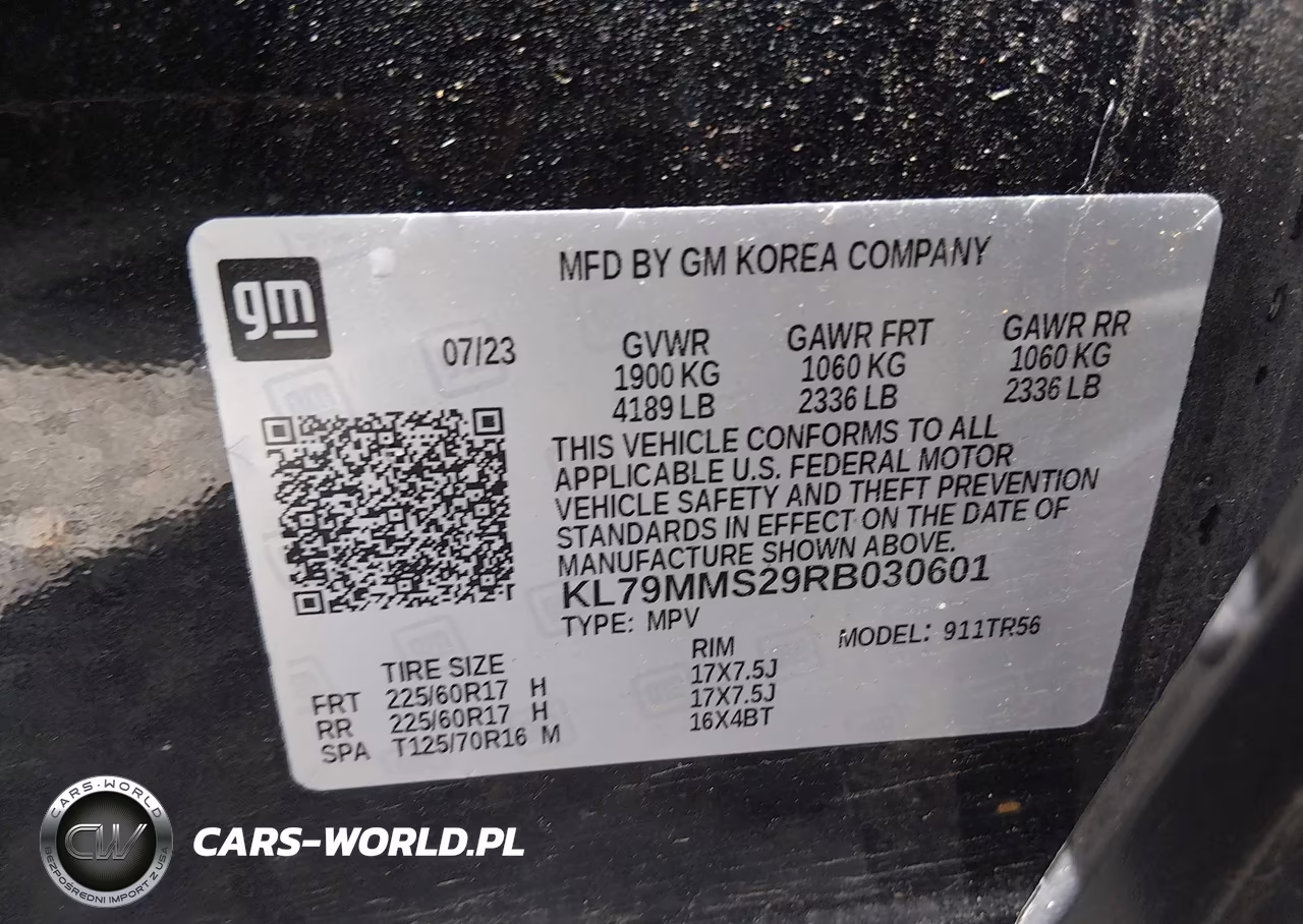 2024 Chevrolet Trailblazer Fwd Ls VIN:KL79MMS29RB030601 - 9
