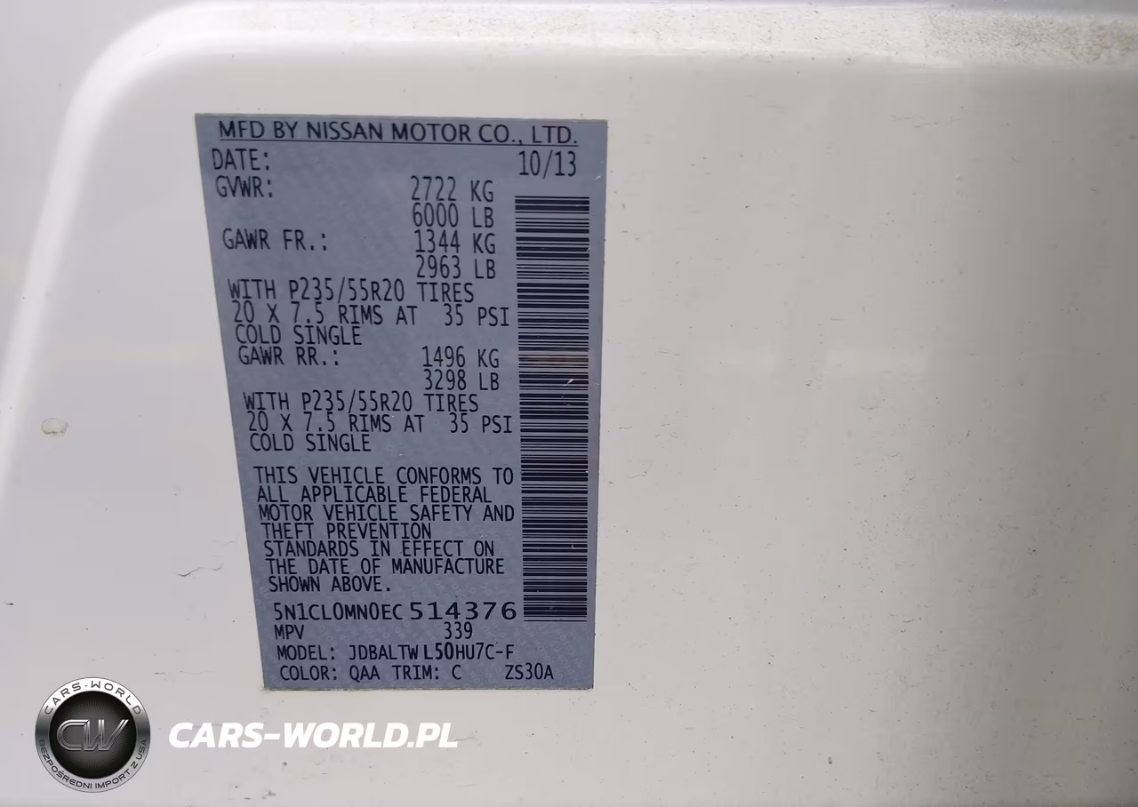 2014 Infiniti Qx60 Hybrid VIN:5N1CL0MN0EC514376 - 9