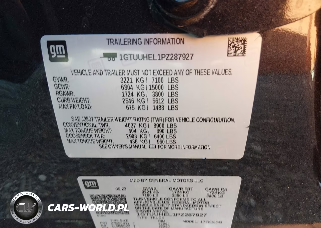 2023 GMC Sierra 1500 4Wd Short Box Denali Ultimate VIN:1GTUUHEL1PZ287927 - 9