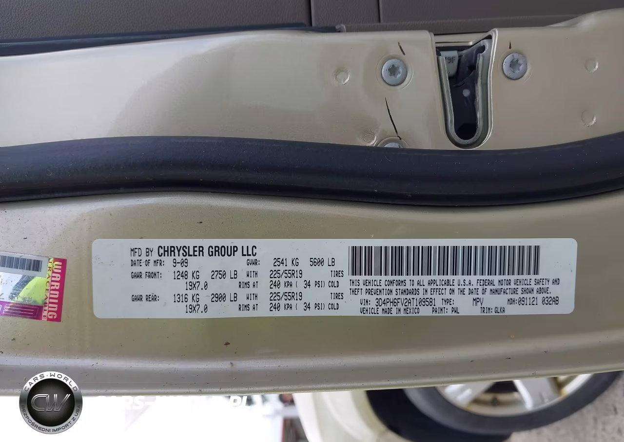 2010 Dodge Journey R-T VIN:3D4PH6FV2AT109581 - 9
