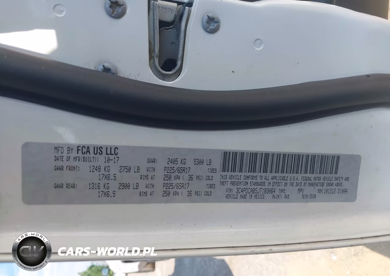 2018 Dodge Journey Se VIN:3C4PDCAB5JT183064 - 9