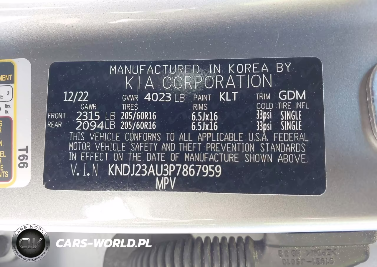 2023 Kia Soul Lx VIN:KNDJ23AU3P7867959 - 9