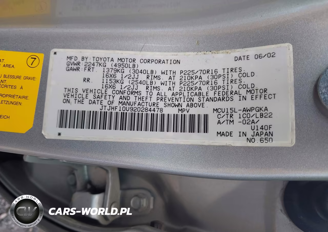 2002 Lexus Rx 300 VIN:JTJHF10U920284478 - 9