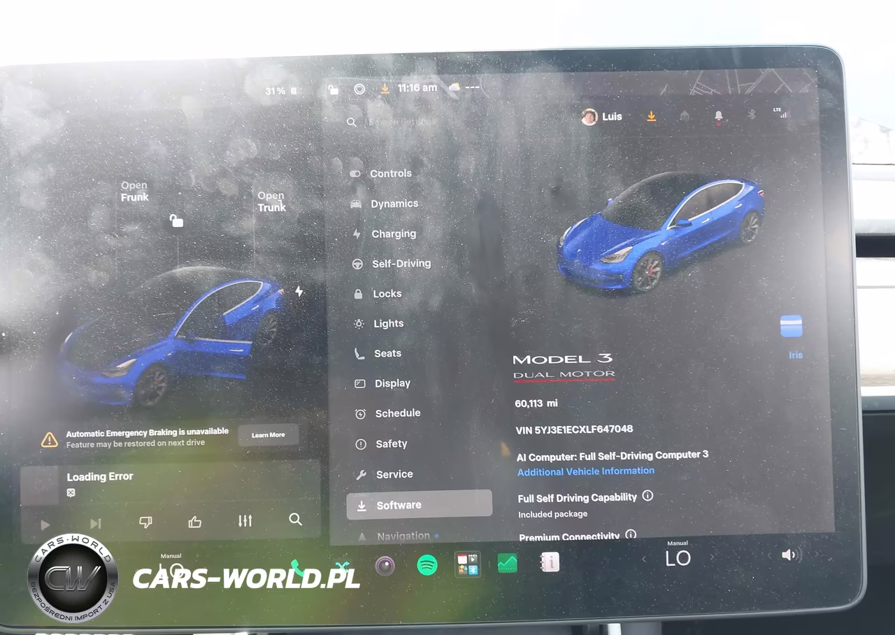 2020 Tesla Model 3 Performance Dual Motor All-Wheel Drive VIN:5YJ3E1ECXLF647048 - 7