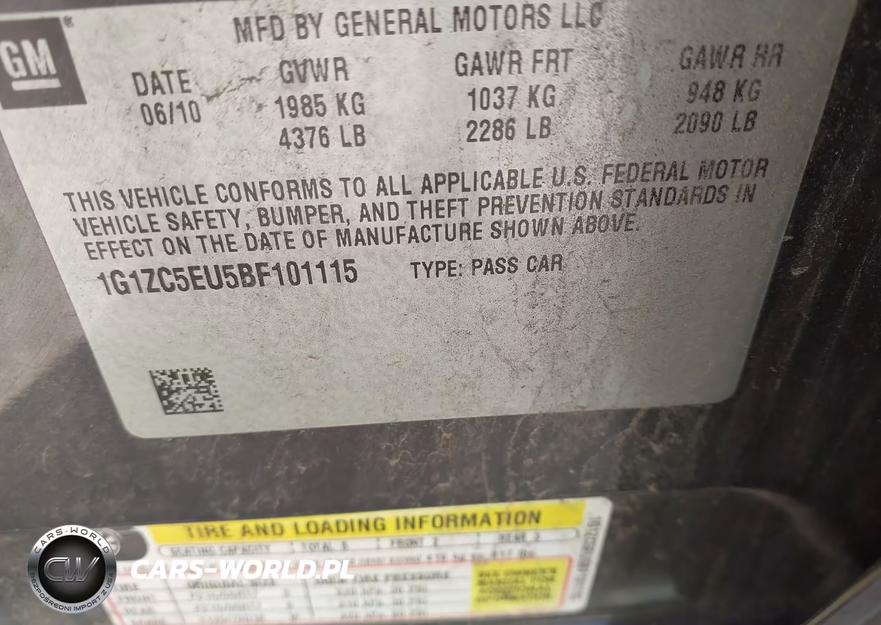 2011 Chevrolet Malibu 1Lt VIN:1G1ZC5EU5BF101115 - 9