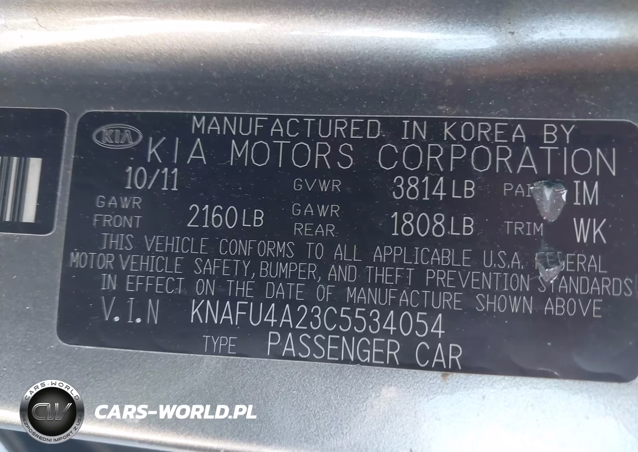 2012 Kia Forte Ex VIN:KNAFU4A23C5534054 - 9