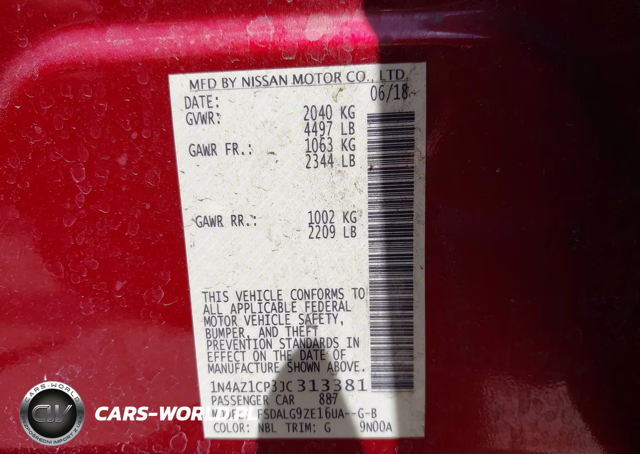 2018 Nissan Leaf Sl VIN:1N4AZ1CP3JC313381 - 9