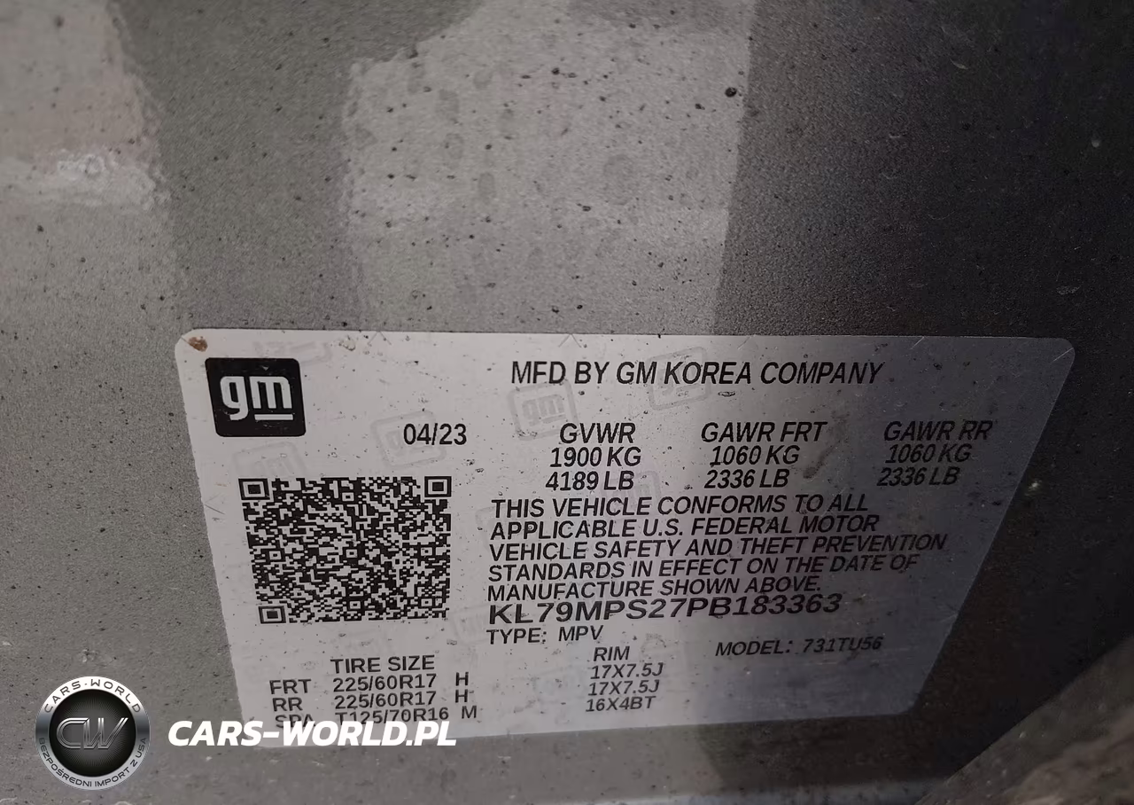 2023 Chevrolet Trailblazer Fwd Lt VIN:KL79MPS27PB183363 - 9
