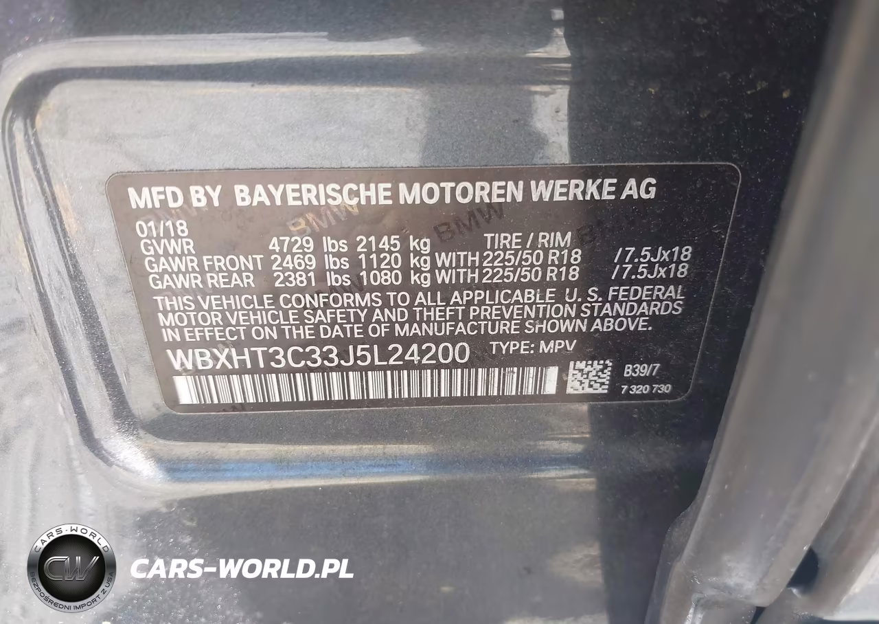 2018 BMW X1 xDrive28I VIN:WBXHT3C33J5L24200 - 9